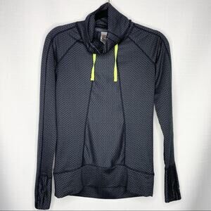 AVALANCHE / black & gray cowl neck pullover / S